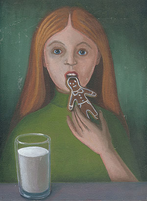 Girl with Cookie