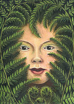 Girl in the Ferns