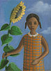 Girl with Sunflower