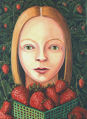 Girl with Strawberries