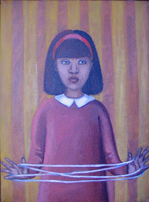 Girl with String